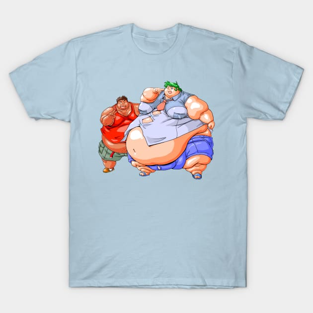 super chub and fat boy friend ver.2019 T-Shirt by kumapon